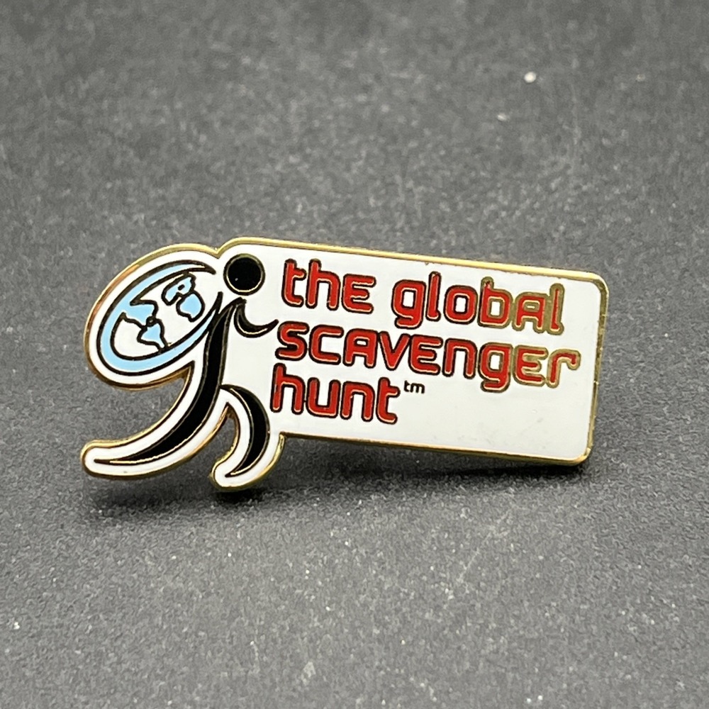 The Global Scavenger Hunt Lapel Hat Pin
